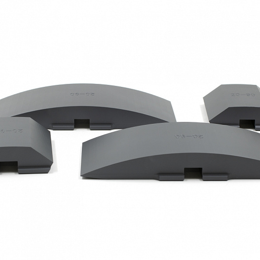 The drums segments on the automobile tires production line