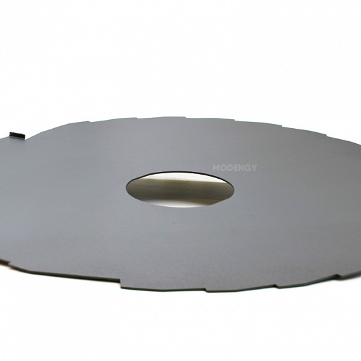 Disks of the machine tool to produce wood-based slabs
