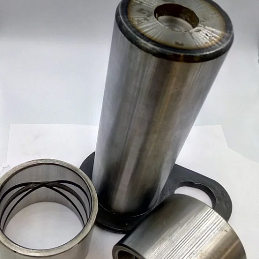 Slide axes and bushings of the construction machinery