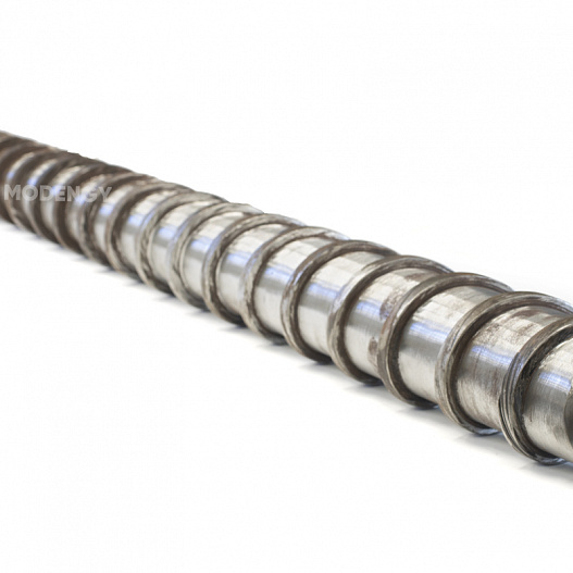 Extruders' screws for polymer pipes production