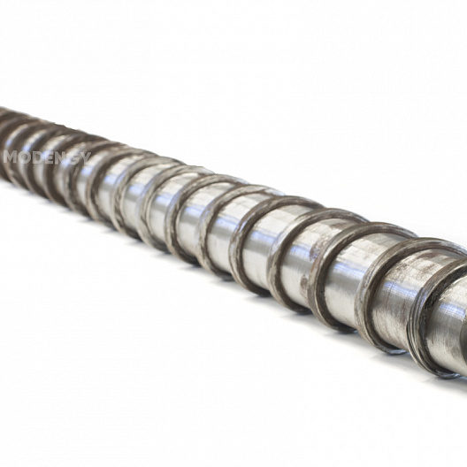 Extruders' screws for polymer pipes production