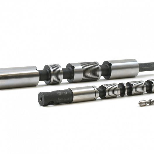 Hydraulic distributor shutters