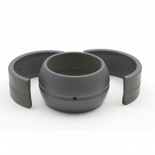 Spherical slide bearings of the truck-mounted crane