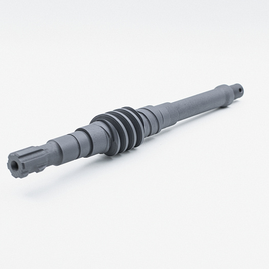 Worm gears of the combine steering gears